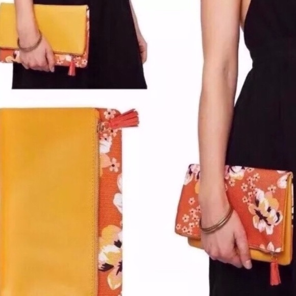 Rachel Pally Handbags - Rachel Pally Zahara Reversible Floral Clutch